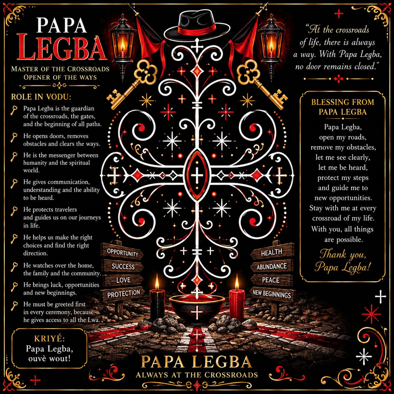 Papa Legba Veve